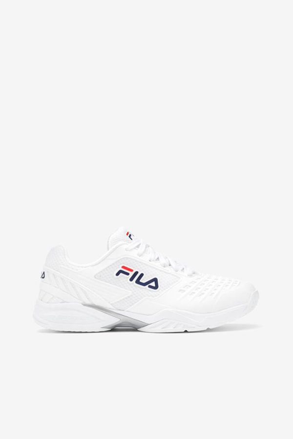 Fila Topánky Na Tenis Damske Biele / Biele / Námornícka Modrá - Axilus 2 Energized Vypredaj - Slovak